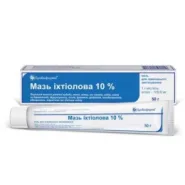Ихтиоловая мазь 10% инфицированных ран