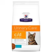 Hill's Prescription Diet c/d Urinary Care Multicare Сухой корм для кошек с заболеваниями мочевыводящих путей с рыбой, 1,5 кг