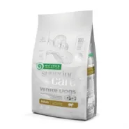 Nature's Protection Superior Care White Dogs Adult Small and Mini Breeds Беззерновой корм для собак малых пород c белой шерстью с ягненком, 4 кг