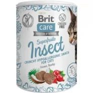 Лакомство Brit Care Superfruits для кошек с насекомыми 100 гр.