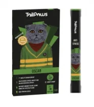 Крем Tail Paws Oscar cat с таурином с курицей 5*15 г.