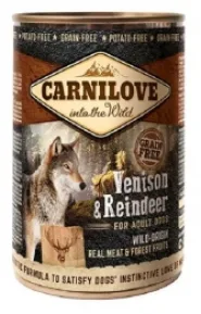 Carnilove Вологий корм для собак з північним оленем 400г