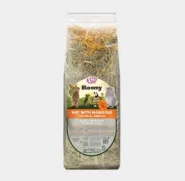 Сено LoloPets Bloomy с цветком календулы для грызунов, 800 г