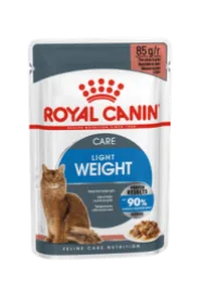 Royal Canin Light Weight Care Gravy влажный корм для котов кусочки облегченного паштета в соусе