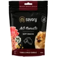 Мягкие лакомства Savory с антипаразитарным эффектом, тунец и дикий чеснок, 200 г