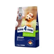 Акция! Club 4 paws (Клуб 4 лапы) Adult Small Breeds Сухой корм для собак малых пород 