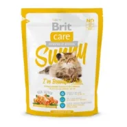Brit Care Cat Sunny Sunny I have Beautiful Hair Гіпоалергенний корм для догляду за шерстю та шкірою котів із лососем і куркою