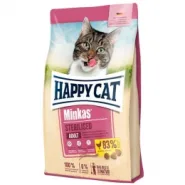 Happy Cat Minkas Sterilised Сухой корм для кастрированных котов и стерилизованных кошек с птицей и кукурузой