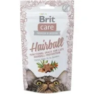 Лакомство Brit Care Hairball для кошек для предотвращения образования комочков шерсти с уткой 50 гр.