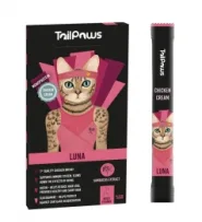Крем Tail Paws Luna cat мультивитамин с курицей 5*15 г.