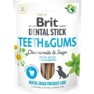 Лакомство Brit Dental Stick Teeth & Gums для собак здоровые десна и зубы, ромашка и шалфей 7 шт. 251 гр.