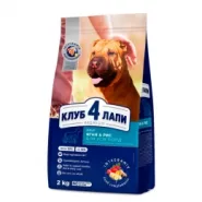 Club 4 paws (Клуб 4 лапы) Adult All Breeds Lamb&Rice Гипоаллергенный корм для собак с ягненком и рисом