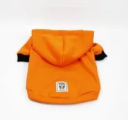 Худи French Orange для французких бульдогов оранжевый
