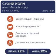 Акція! Club 4 paws (Клуб 4 лапи) Adult All Breeds Lamb&Rice Гіпоалергенний корм для собак з ягням і рисом 0
