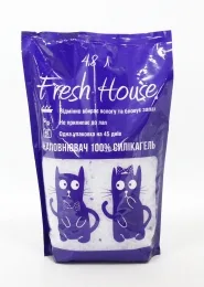 Fresh House (Фреш Хаус) силікагелевий наповнювач для котячого туалету