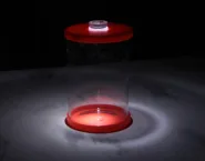 Стакан аквариум овальный с подсветкой 10 х 20 см 0