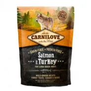 Carnilove Salmon & Turkey for Large Breed Adult Dogs Беззерновий корм для собак великих порід із лососем та індичкою, 1,5 кг