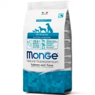 Monge Natural Superpremium All Breeds Adult Hypoallergenic Гипоаллергенный корм для собак всех пород с лососем и тунцом