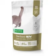 Nature's Protection Sterilised Adult Сухой корм для котов и кошек после стерилизации с птицей, 400 г