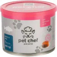 Pet Chef - консервы Пет Шеф мясной паштет из рыбы для взрослых кошек
