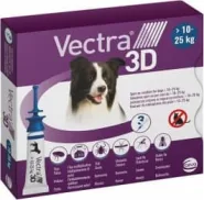 Вектра–3D, противопаразитные капли для собак