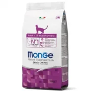 Monge Adult Rich in Chicken Сухой корм для кошек в возрасте от 1 года до 7 лет с курицей, 10 кг