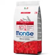Monge Natural Superpremium Mini Adult Сухой корм для собак маленьких пород с курицей, 3 кг