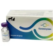 Канинсулин препарат для лечения диабета у собак и кошек, 40 ЕД/мл 2,7 мл