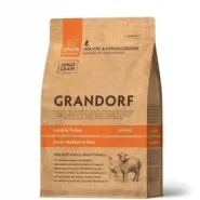 Grandorf Junior Lamb&Turkey Сухий корм для цуценят середніх і великих порід із ягням, індичкою та бурим рисом, 3 кг
