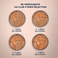 Клуб 4 лапи вологий корм Смужки для котів з індичкою в крем супі з моркви, 85 г 0