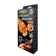 Лакомство для кошек Lucky Star Пюре из мяса курицы и тихоокеанских морских гребешков, 6х10 г
