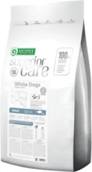     Корм Nature's Protection Superior Care White Dogs беззерновой  для собак всех размеров с белой шерстью с белой рыбой10 кг.