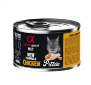 Консерва Alpha Spirit Chicken for Adult Cat з куркою, для дорослих котів, 200.