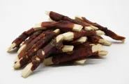 PAUSE snack ПОЛОСКИ рыбные в утином мясе