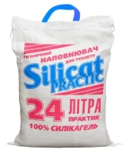 Силикагелевый наполнитель для кошачьего туалета Silicat Practic, 24 л