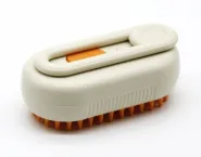 Паровая щетка с ручкой Кремово-Оранжевая