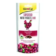 Gimpet SUPERFOOD Duo Snack (Гімпет) - подушечки для кішок з журавлиною і куркою 60г