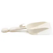 Совок-сетка с лапкой белый, 28х10х3 см 0