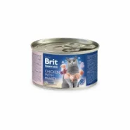 Brit Premium by Nature Chicken with Hearts курка з сердечками вологий корм для котів 200 г