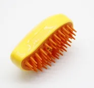  Pet Spray Massage Brush Паровая щетка-массажер спрей 3в1 Желто-Оранжевая