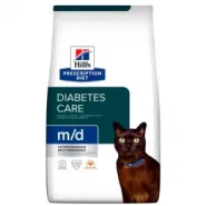 Hill's Prescription Diet m/d Diabetes Care Сухой корм для котов с избыточным весом и сахарным диабетом  с курицей, 1,5 кг
