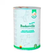 Вологий корм для котів Baskerville з телятиною та лососем, 400 г