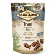 Лакомство Carnilove Dog Soft Snack для собак с форелью и укропом 200г 