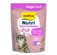 Витамины GimCat NUTRI TAURINE BITES QUARK для кошек с творогом и таурином