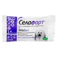Селафорт для собак - капли от блох и клещей на холку