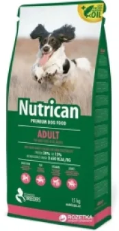 Nutrican Adult Сухой корм для собак всех пород, 15 кг