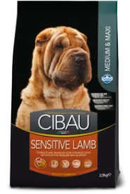 Farmina Cibau Sensitive Lamb Medium&Maxi Сухой корм для собак средних и крупных пород с чувствительным пищеварением с ягненком