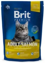 Brit Premium Cat Adult Adult Salmon Сухий корм для котів з лососем