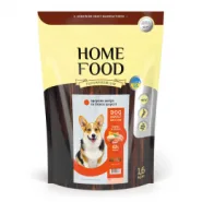 Home Food Dog Adult Medium Сухой корм для здоровья кожи и блеска шерсти у собак средних пород с индейкой и лососем