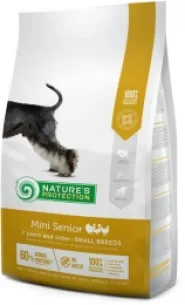 Корм Nature's Protection Mini Senior Small breeds для пожилых собак малых пород 2 кг.